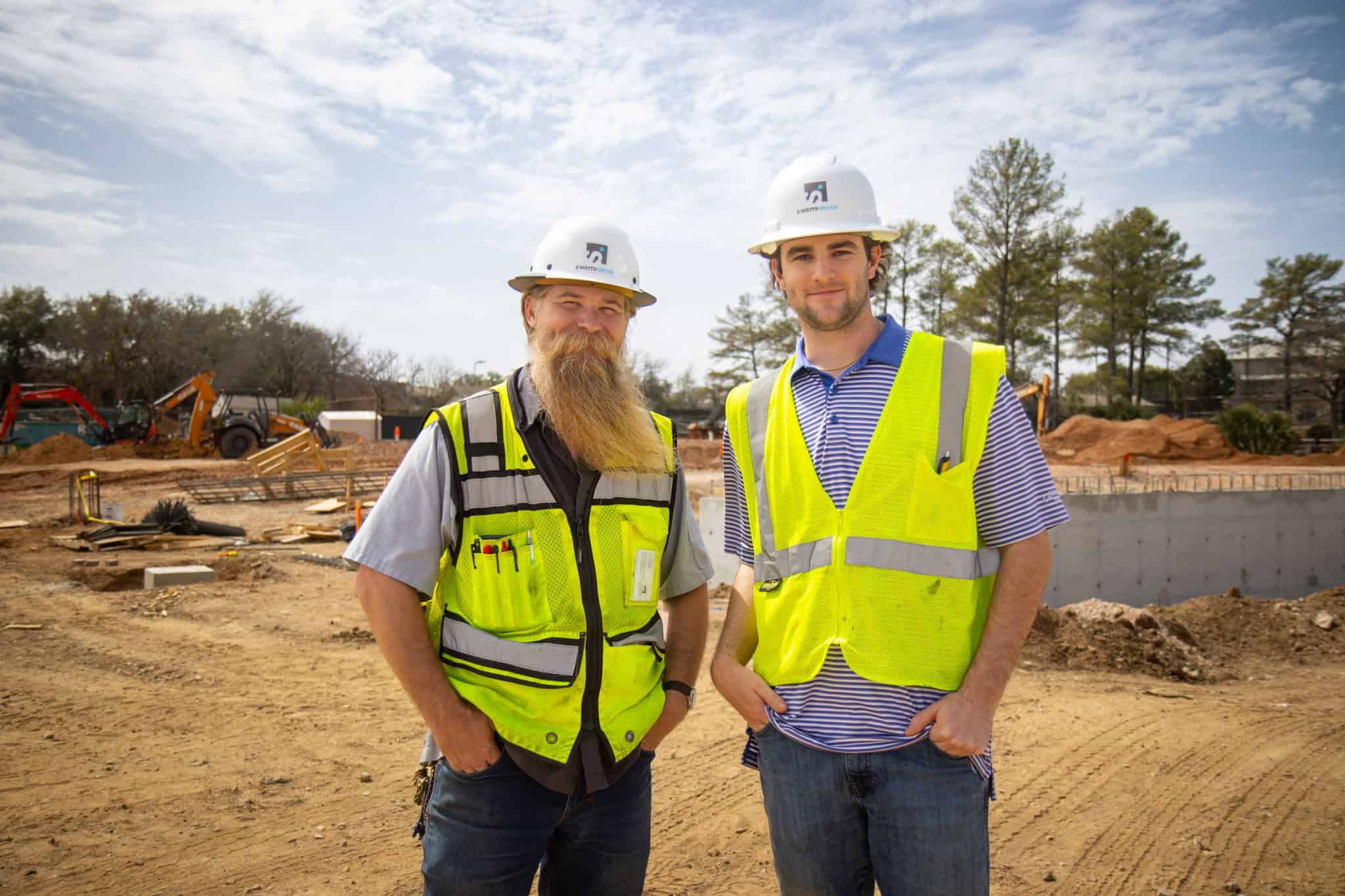 S. Watts Group Construction Internship on the job
